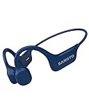 SANOTO Knochenschall Kopfhörer, Open Ear Kopfhörer Bluetooth 5.3 Bone Conduction Kopfhörer Kabellos IPX7 wasserdichte Schweißfeste Sportkopfhörer Kopfhörer für Läufer Fahrrad Radfahren F