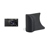 Sony RX100 VII | Premium Bridge-Kamera (1,0-Typ-Sensor, 24-200 mm F2.8-4.5 Zeiss-Objektiv, Autofokus zur Augenverfolgung für Mensch und Tier) & AG-R2 Griffbefestigung, schwarz