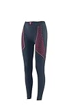 Dainese-D-CORE THERMO PANT LL LADY, Schwarz/Fuchsia, Größe XS/S