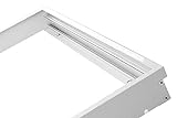 LUMIXON LED Panel Rahmen 120x30cm Aufbaurahmen Aufputz-Rahmen Aluminium Silber oder Weiß(weiß)
