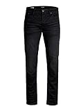 JACK & JONES Herren Comfort Fit Jeans Mike ORIGINAL JOS Mid Waist Reg Basic, Farben:Schwarz, Größe Jeans:28W / 30L