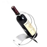 CRILSTYLEO Edelstahl Weinregal Für Die Theke Stilvoller Weinflaschenhalter Für Küche Und Bar Platzsparendes Weinregal Für 6 Flaschen Modernes Design Für Jeden W