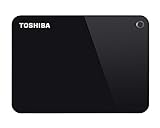Toshiba HDTC910EK3AA Canvio Advance Tragbare Externe Festplatte USB 3.0, 1TB schwarz, Black