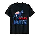 G'Day Mate Kangaroo Australia Day Australisches Australien T-Shirt
