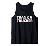 Danke einem Trucker, Trucker Ehefrau, Ehemann Trucker Wertschätzung Tank Top