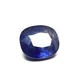 CaratYogi Natürlicher blauer Saphir, facettierter Edelstein, 6,25 Karat, echte lose Schmuckherstellung, AAA-Qualität