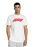 PUMA Formel 1 Essentials Großes Logo Tshirt Herren - Weiß - Größe: L