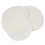 TIMESETL 100Stück Labor Filterpapier Rund Laborfilter, Durchmesser 11cm Papierscheiben mit mittlerer Fließgeschwindigkeit für Laborbedarf Chemische Anwendung
