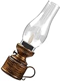 Retro-Kerosin for Ölglas, dekorative Geburtstagsparty-Kaminlampe, flammenlose LED-Schlafzimmer-Elektroniklampe: Hochzeitszimmer-Dekorationslampe, Vintage-Heimtisch-klare Kerze ( Color : Bronze 18.4x5c