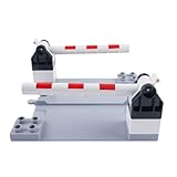 Lego® DUPLO® Bahnübergang mit Schranken – 7-teiliges Set | Perfekte Ergänzung für DUPLO Eisenbahn | Bewegliche Schrank