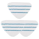 Qusedwey 3 StüCk Dampf Mopp Ersatzpads Dreieck Waschbares Tuch Reinigung Boden Mikrofaser Mopp Kopf Pad Dampf Mopp