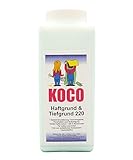 KOCO Haftgrund & Tiefgrund 220 Universalgrundierung für Innen und Außen gebrauchsfertig (1,0 Liter Flasche)