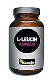 Hanoju L-Leucin 400 mg - 90 Kapseln - Nahrungsergänzungsmittel mit der Aminosäure L-Leucin