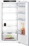 NEFF KI1413DD1 Einbau-Kühlschrank N70, integrierbarer Kühlautomat ohne Gefrierfach 122.5x56 cm, 204L Kühlen, Flachscharnier, freshSafe, LED-Beleuchtung, EcoAirflow, Sicherheitsglasablagen