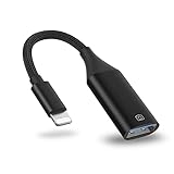IVSHOWCO USB-Kamera Adapter füriPhone, Ziel-USB-OTG-Kabeladapter für Pad, unterstützt USB-Flash-Laufwerk, Kartenleser, Maus, Tastatur, MIDI