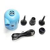 MARSPOWER USB Elektrische Luftpumpe Luftmatratze Boot Sofa Auto Camping Inflator Auto Luftpumpe Tragbare Elektrische Luftpumpe - Blau