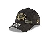 New Era Green Bay Packers - 39thirty Cap - Salute to Service 2020 - Black - S-M (6 3/8-7 1/4)