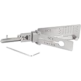 Präzisions-Haken- und Plektrum-Set, 2-in-1-O-Ring-Dietrich-Set, robuste Handwerkzeuge für den zivilen Gebrauch, SC1, Wartungsreparatur-Werkzeug-S