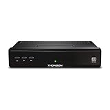 THOMSON THS210 digitaler HD Satelliten Receiver mit 3 Jahre Garantie (Free to Air, DVB-S2, HDTV, HDMI, SCART, USB, Koaxialausgang) schwarz