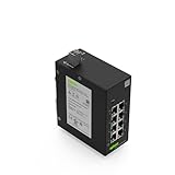 WAGO Industrial-ECO-Switch 852-112/000-001 | mit 8 ETHERNET‐Ports 10/100 MBit/s Autonegotiation und Diagnose‐LEDs auf der Vorderseite, unterstützt bis zu 2000 absolute MAC‐