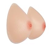 Tex-Eorey Gefälschte Titten Silikon falsche Brüste - Brustformen Falsche brustgetreue falsche Brust für Crossdresser Transgender Mastektomie Brustprothese, selbstklebend,Haut,7XL`2400/pair