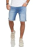 JACK & JONES Infinity Herren Jeans Shorts Rick Bermudas Used Look (as3, Alpha, l, Regular, Regular, Light Blue Denim / 2)