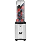 WMF Kult X Mix & Go Mini Smoothie Maker, Standmixer, Blender elektrisch, Shake Mixer 300 Watt, Tritan-Kunststoff F