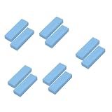 MAGICLULU 5 Sätze Reinigungsradiergummi Fugenbürste Besen Schrubben Gel Edelstahlreiniger Küchenoberflächenreiniger Radiergummi Für Den Täglichen Gebrauch Fleckentferner Sky-Blue 2 Stück * 5