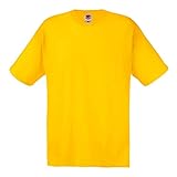 Fruit of the Loom - T-Shirt 'Original T' / Yellow, M