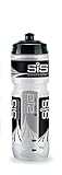 SiS Science in Sport SIS Clear Sports Trinkflasche (800 ml), Kunststoff-Fahrradtrinkflasche, schwarzes Logo, Farbe transparent