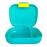 Tupperware to Go 1, 2, 3 Lunchbox mit Unterteilung Trennwand türkis gelb Schule Kinder