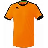 Erima Unisex Retro Star Trikot, New Orange/Schwarz, M EU