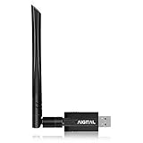 Aigital WLAN Stick,1200Mbit/s USB WiFi Adapter Dualband (5.8G/867Mbps+2.4G/300Mbps) Empfänger Wireless USB 3.0 WiFi Dongle 5dBi WLAN Antenna für Windows 10/8.1/8/7/VISTA,Mac OS X,PC/Desktop/Laptop