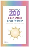 More than 200 first words for Bilingual Toddlers | Mehr als 200 Erste Wörter für zweisprachige Kleinkinder - English - German | Englisch - Deutsch (Bilingual Baby English - German) (Spanish Edition)