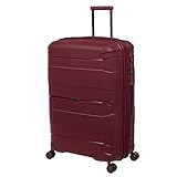 it luggage Momentous 76,2 cm Hardside Check 8 Wheel Expandable Spinner, German Red, 76,2 cm, It Luggage It Luggage Momentous 76,2 cm Hardside Check 8 Wheel Expandable Spinner