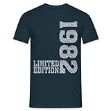 40. Geburtstag Shirt Limited Edition 1982 Riffelblech Geschenk T-Shirt Navy XXL