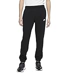 Nike Cuffed Fleece Club Sweatpants Jogginghosen (XXL, Black/White)