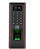 LeGDOr Access Control Machine TF1700 Access Control Kit Glass Door Wooden Door Fireproof Door Waterproof Fingerprint Password Swipe Card Access Control Machine Time Clock for Enterp