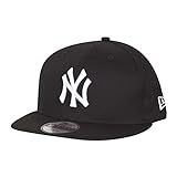 New Era Essential 9Fifty Kinder Snapback Cap NY Yankees Schwarz Weiß, Size:Youth
