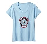 Damen „Steh auf und reite“ den GAP und C&O Canal (Buch) T-Shirt mit V-Ausschnitt