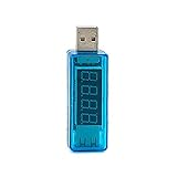Lixiaonmkop LCD-Telefon USB-Tester-Zähler Tragbarer Arzt Mobile Kapazitäts-Detektor-Monitor-Voltmeter-Ampereter (Color : A)