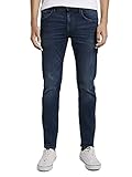 TOM TAILOR Denim Herren 1021102 Slim Piers Soft-Stretch Jeans, 10119-Used Mid Stone Blue Denim, 36W / 36L