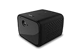 Philips PicoPix MaxTV, Native 1080p HDR10, Portable Outdoor & Indoor Projector, Android TV, LED DLP, 4h Battery Life, HDMI, USB-C, Booming Sound