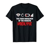 Die vier modernen apokalyptischen Reiter - Problem Nerd Geek T-Shirt