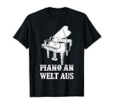 Piano an Welt aus Musiker Klavier T-Shirt
