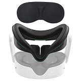 Face Cover Pad Facial Interface für Quest 3S: Face Cover Pad mit weichem PU Face Cushion Pad für Quest 3S Zubehö