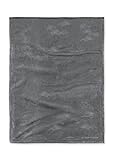 TOM TAILOR 0237798 Wohndecke Angorina-Fleece Microfaser Super Soft 1x 150x200 cm anthracite
