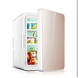H.Slay SHKUU Mini Kühlschrank, Mini Kühlschrank 10L Auto Kühlschrank mit Gefrierfach Kühlung und Heizung langlebig