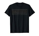 PC Spieler WASD Tastatur Gaming Computer T-Shirt
