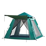 Campingzelt Outdoor-Zelt Camping Camping Tragbares Faltbares Sonnenschutzzelt Vollautomatisches Schnellöffnungszelt Zelt(Green,B)